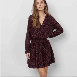 RAILS Jasmine Cinched Waist Heart Dress size large